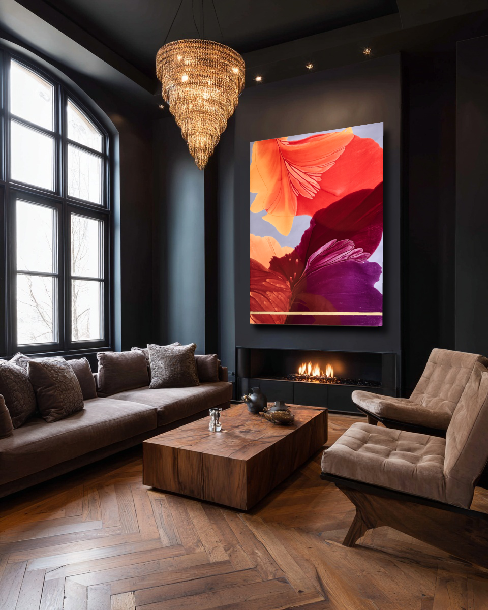 Botanical Wall Art Prints Abstract Floral Plant Watercolor Paper & Canvas | Bloom 12