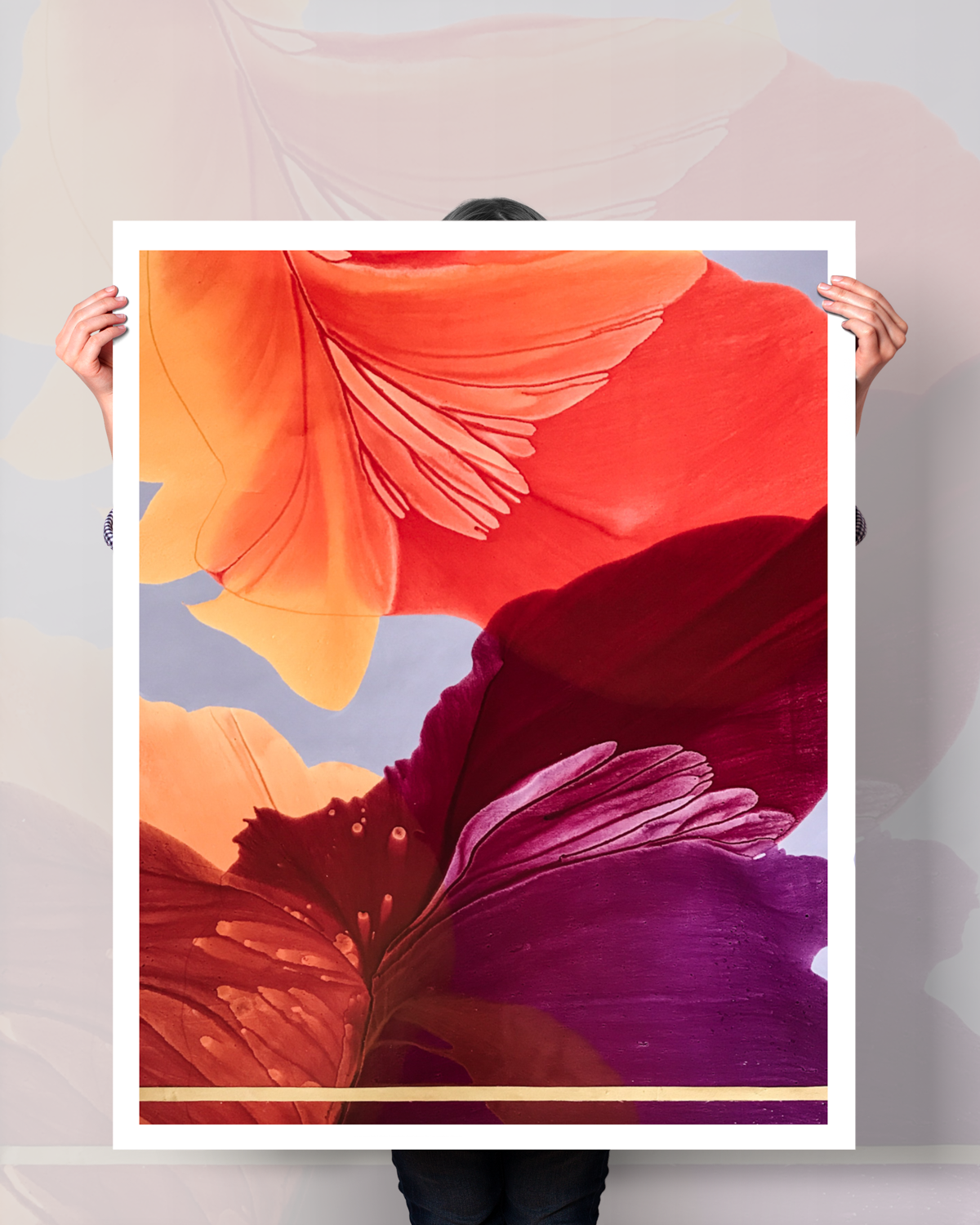 Botanical Wall Art Prints Abstract Floral Plant Watercolor Paper & Canvas | Bloom 12