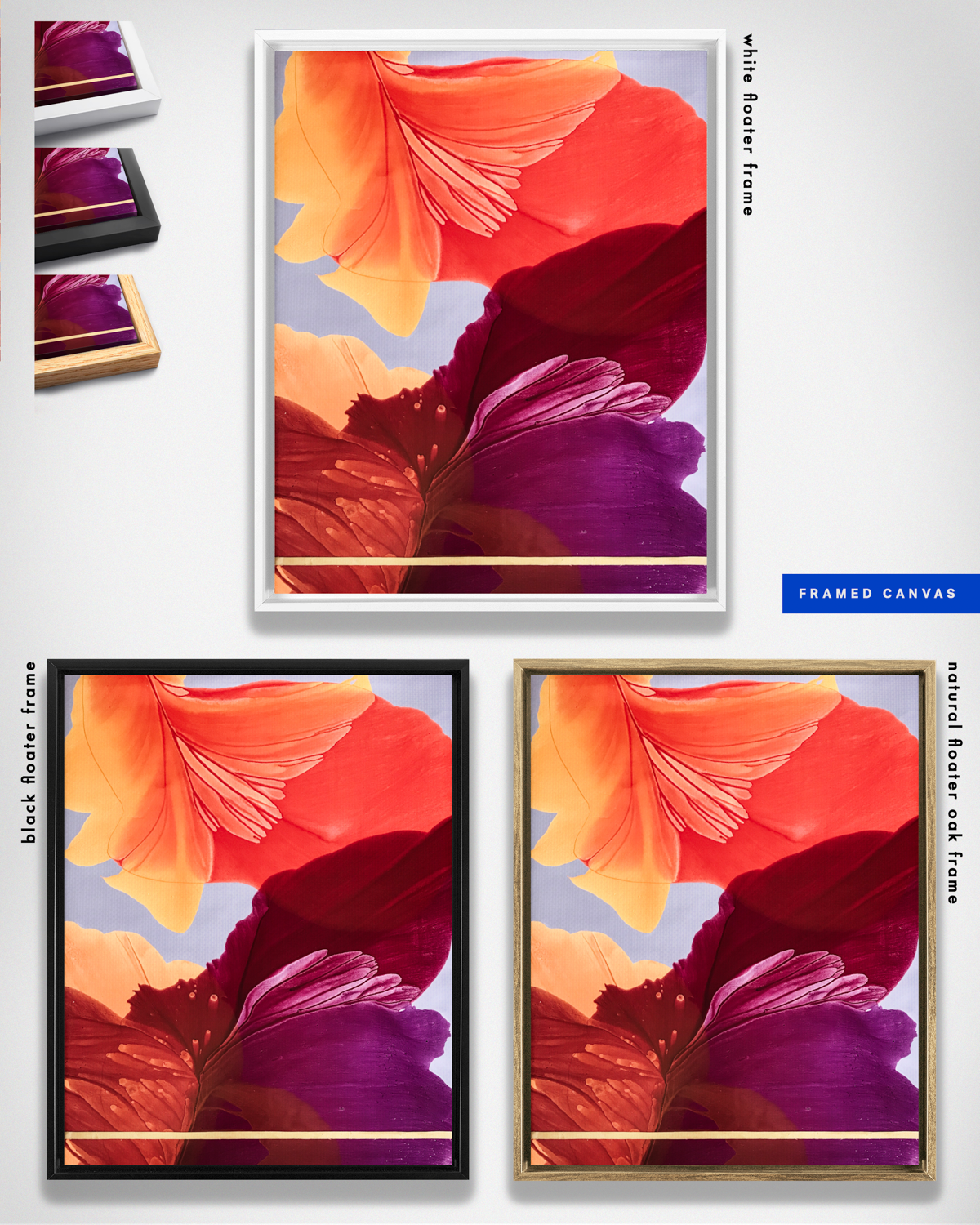 Botanical Wall Art Prints Abstract Floral Plant Watercolor Paper & Canvas | Bloom 12