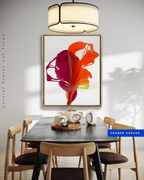 Botanical Wall Art Prints Abstract Floral Plant Watercolor Paper & Canvas | Bloom 13