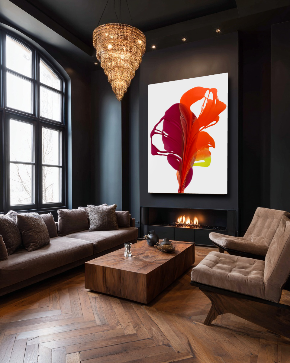 Botanical Wall Art Prints Abstract Floral Plant Watercolor Paper & Canvas | Bloom 13