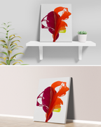 Botanical Wall Art Prints Abstract Floral Plant Watercolor Paper & Canvas | Bloom 13