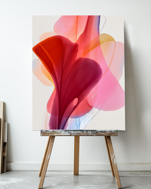 Botanical Wall Art Prints Abstract Floral Plant Watercolor Paper & Canvas | Bloom 15
