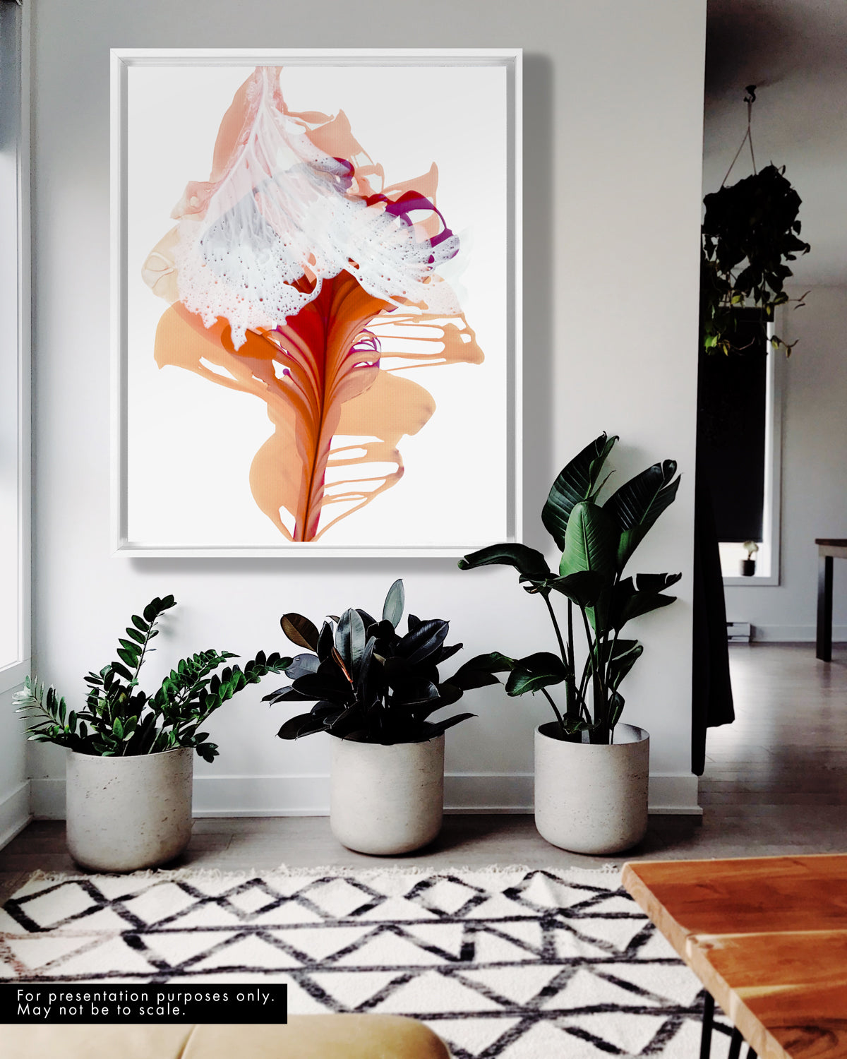 Botanical Wall Art Prints Abstract Floral Plant Watercolor Paper & Canvas | Bloom 16