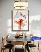 Botanical Wall Art Prints Abstract Floral Plant Watercolor Paper & Canvas | Bloom 16