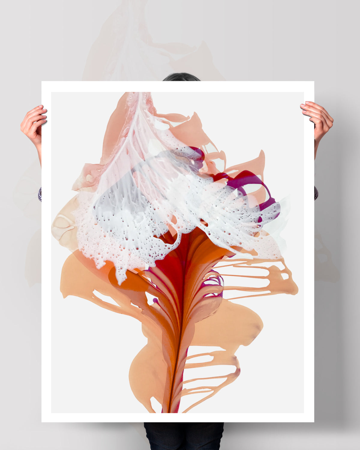 Botanical Wall Art Prints Abstract Floral Plant Watercolor Paper & Canvas | Bloom 16