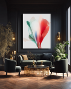 Botanical Wall Art Prints Abstract Floral Plant Watercolor Paper & Canvas | Bloom 4