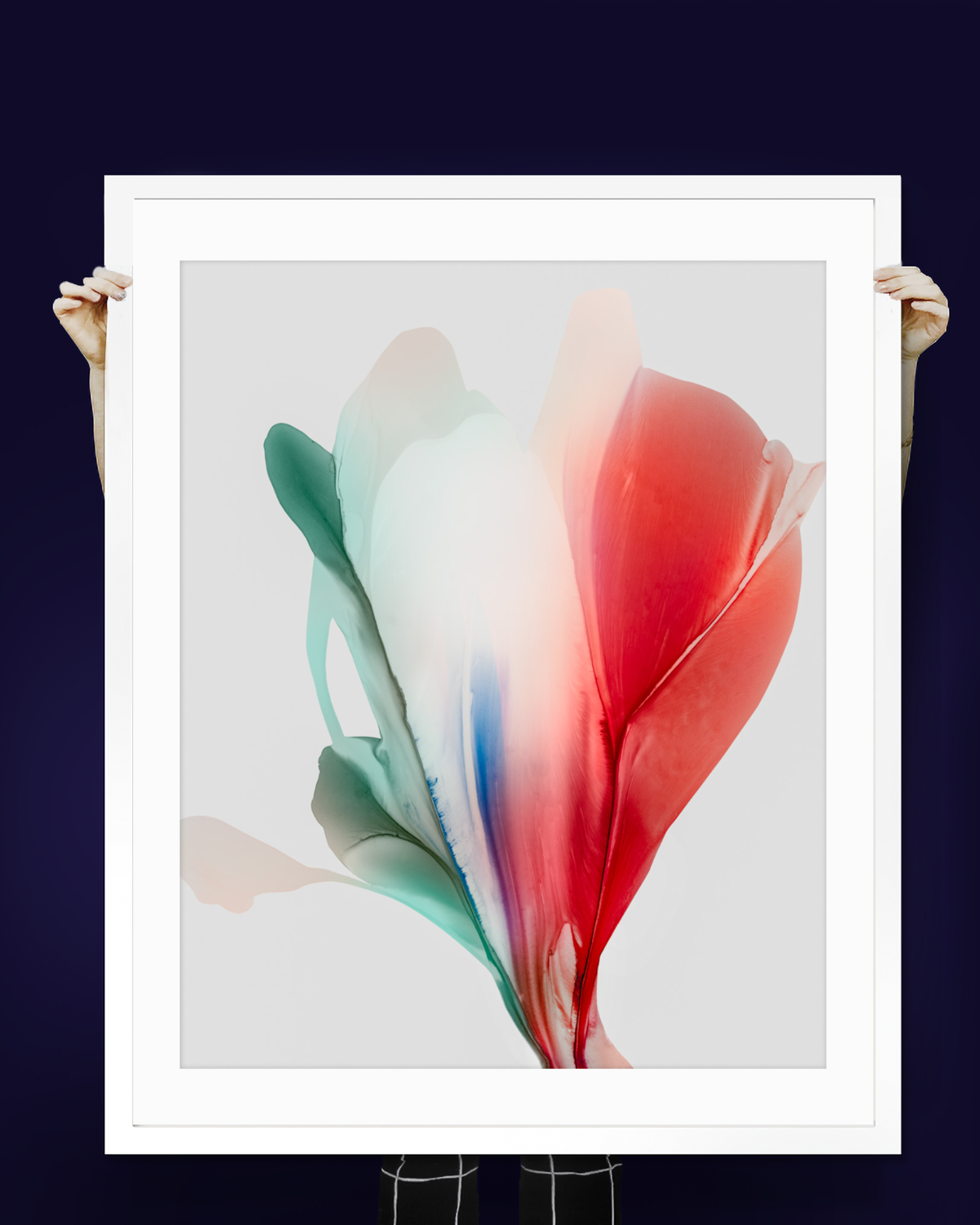 Botanical Wall Art Prints Abstract Floral Plant Watercolor Paper & Canvas | Bloom 4