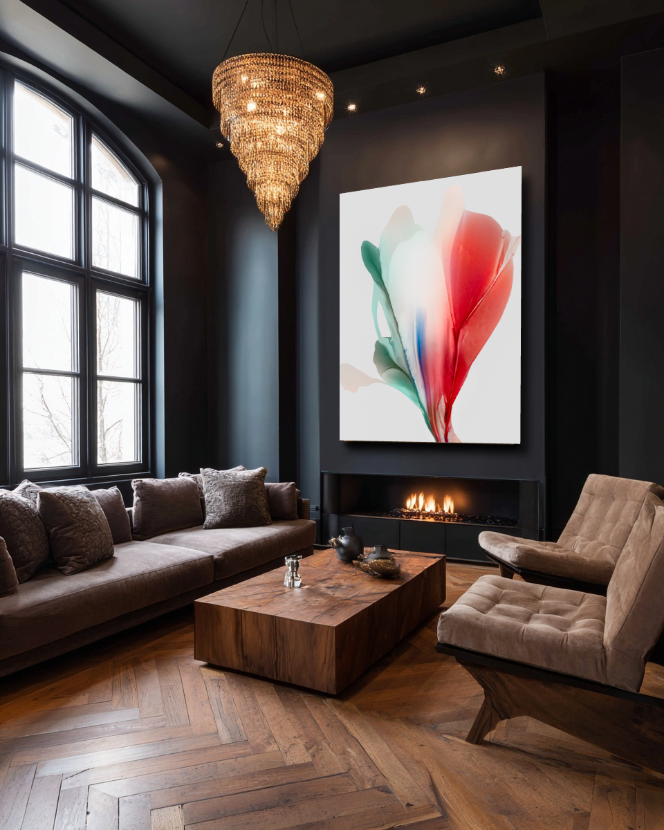 Botanical Wall Art Prints Abstract Floral Plant Watercolor Paper & Canvas | Bloom 4