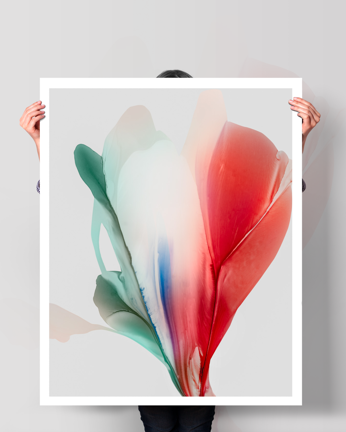 Botanical Wall Art Prints Abstract Floral Plant Watercolor Paper & Canvas | Bloom 4