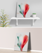 Botanical Wall Art Prints Abstract Floral Plant Watercolor Paper & Canvas | Bloom 4