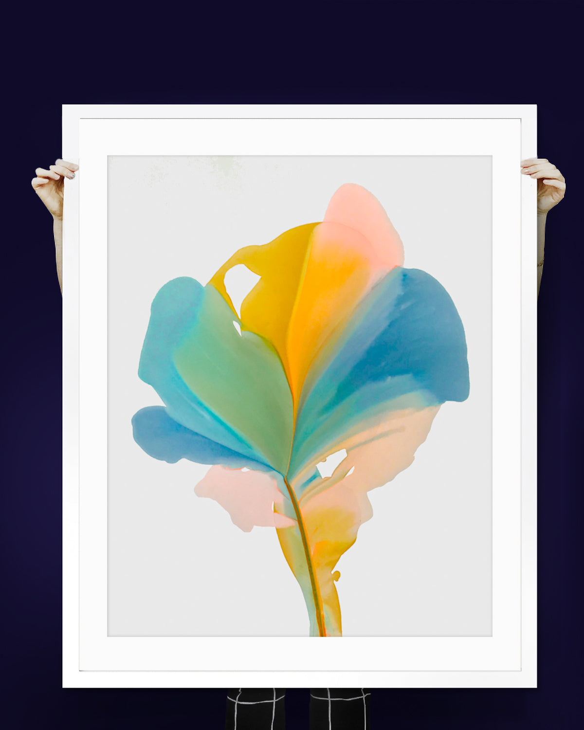 Botanical Wall Art Prints Abstract Floral Plant Watercolor Paper & Canvas | Bloom 19