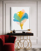 Botanical Wall Art Prints Abstract Floral Plant Watercolor Paper & Canvas | Bloom 19