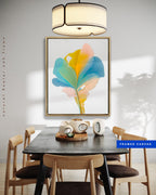 Botanical Wall Art Prints Abstract Floral Plant Watercolor Paper & Canvas | Bloom 19