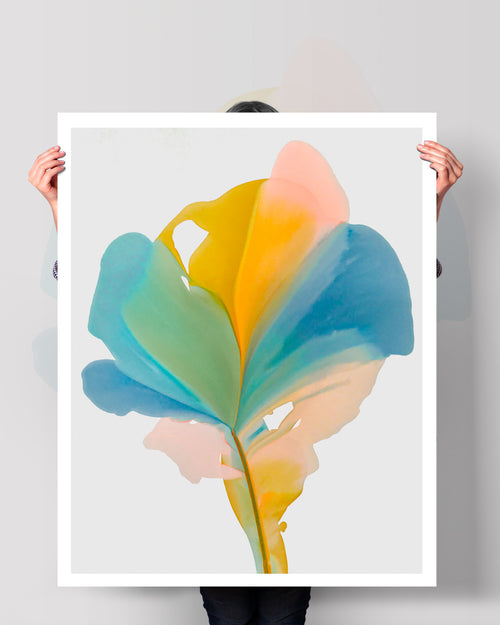 Bloom 19  | Modern Botanical Floral Watercolor Wall Art Print