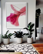 Botanical Wall Art Prints Abstract Floral Plant Watercolor Paper & Canvas | Bloom 2