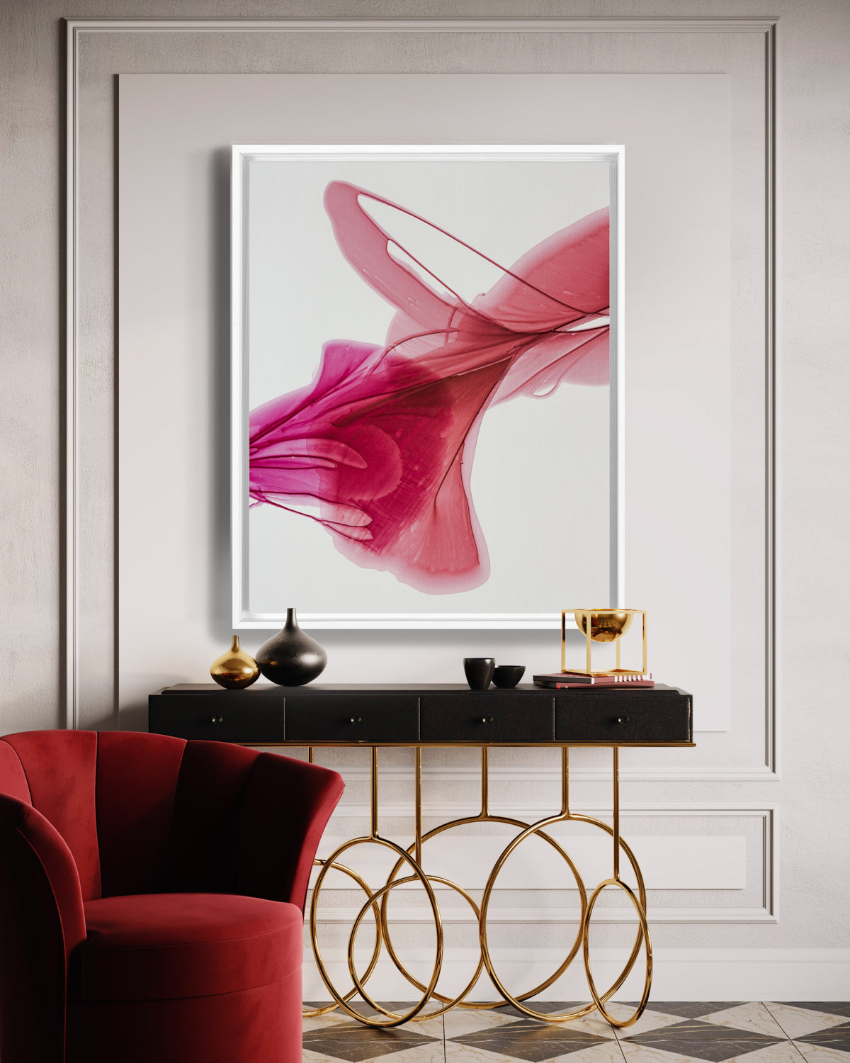 Botanical Wall Art Prints Abstract Floral Plant Watercolor Paper & Canvas | Bloom 2