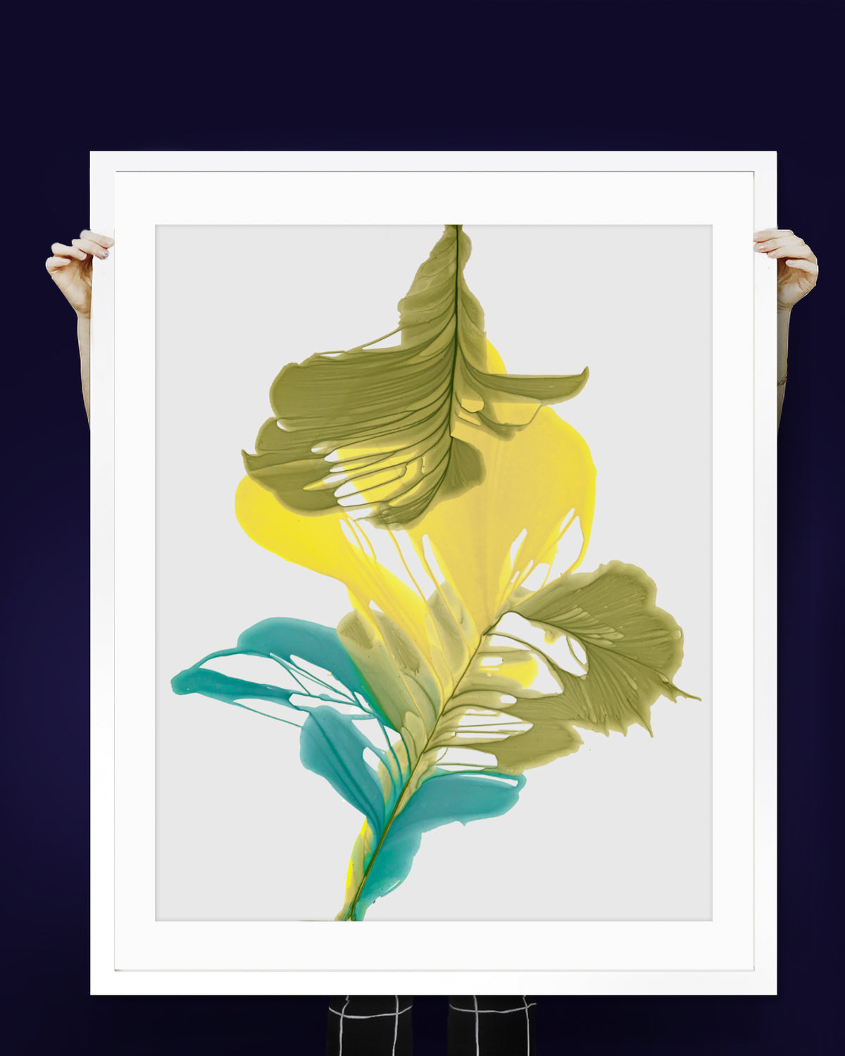 Botanical Wall Art Prints Abstract Floral Plant Watercolor Paper & Canvas | Bloom 20