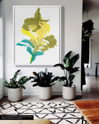 Botanical Wall Art Prints Abstract Floral Plant Watercolor Paper & Canvas | Bloom 20