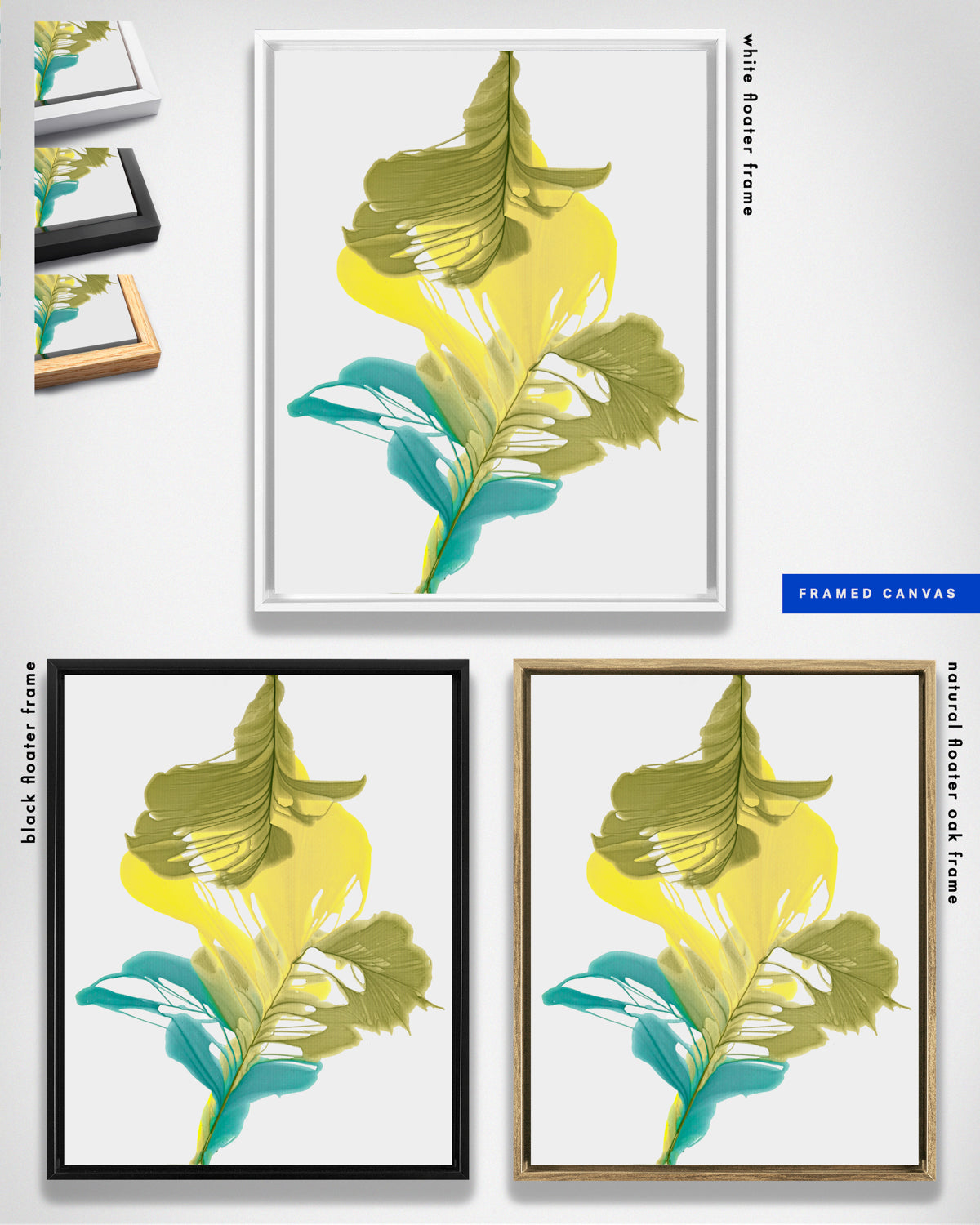 Botanical Wall Art Prints Abstract Floral Plant Watercolor Paper & Canvas | Bloom 20