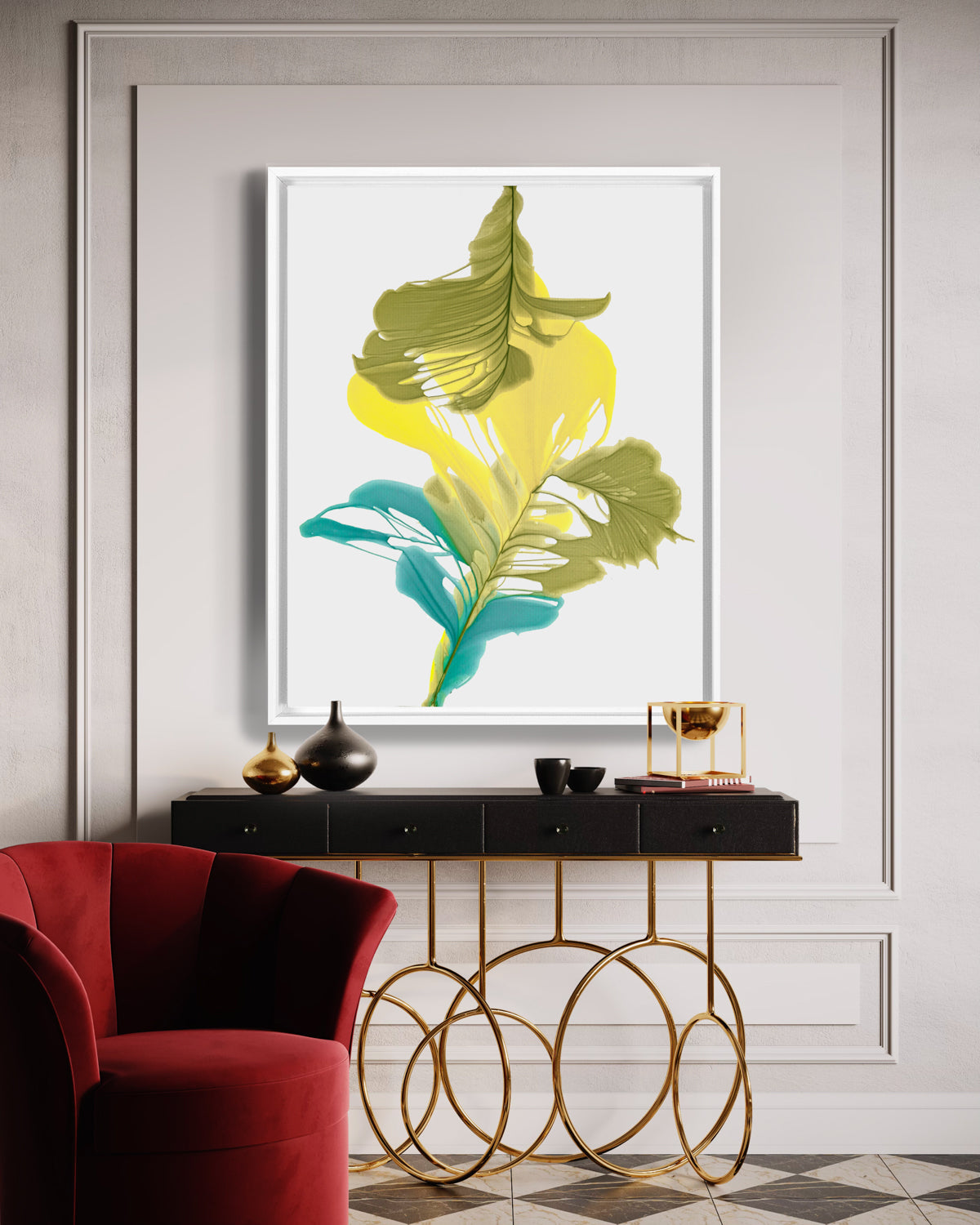 Botanical Wall Art Prints Abstract Floral Plant Watercolor Paper & Canvas | Bloom 20