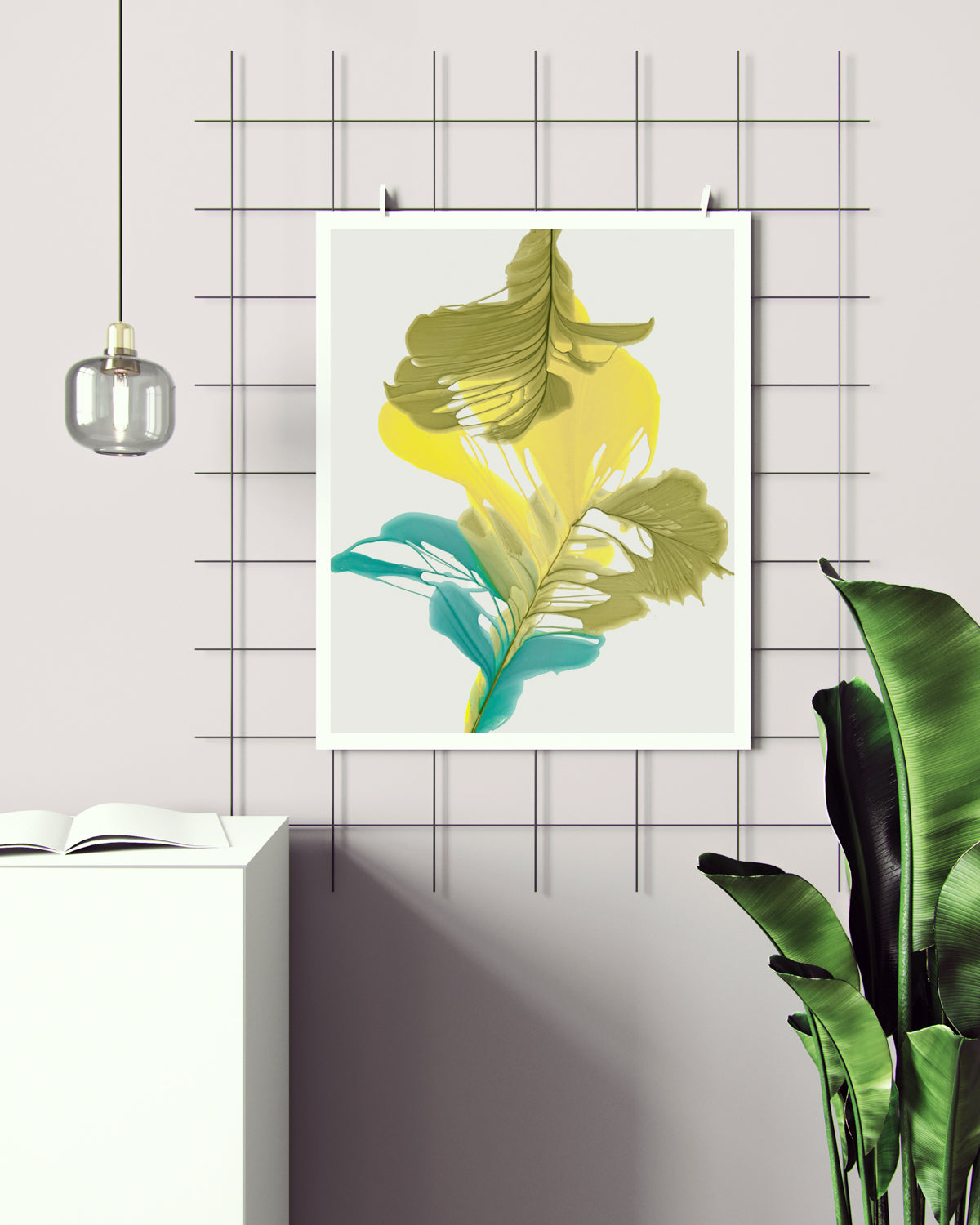 Botanical Wall Art Prints Abstract Floral Plant Watercolor Paper & Canvas | Bloom 20