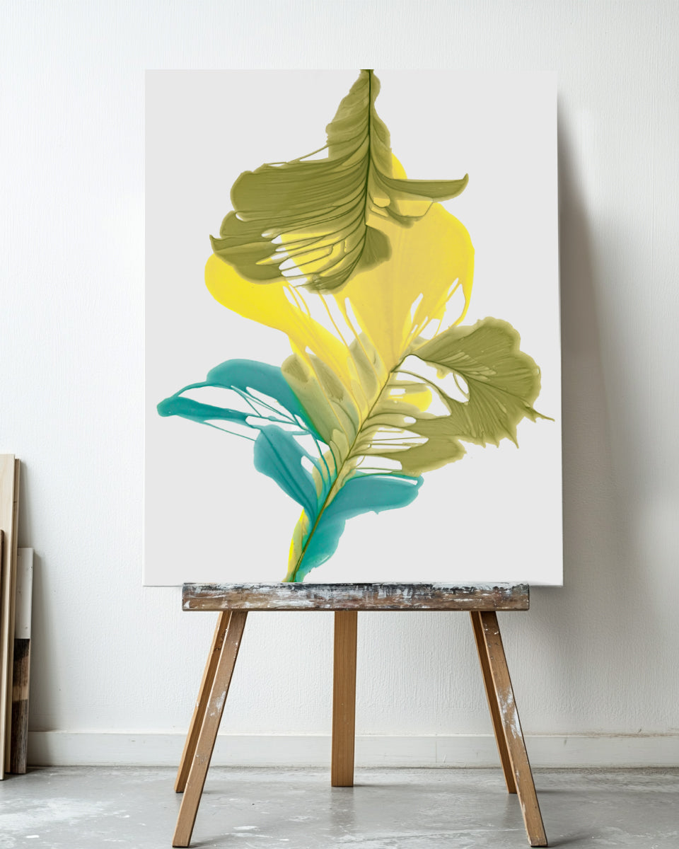 Botanical Wall Art Prints Abstract Floral Plant Watercolor Paper & Canvas | Bloom 20