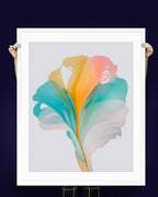 Botanical Wall Art Prints Abstract Floral Plant Watercolor Paper & Canvas | Bloom 23