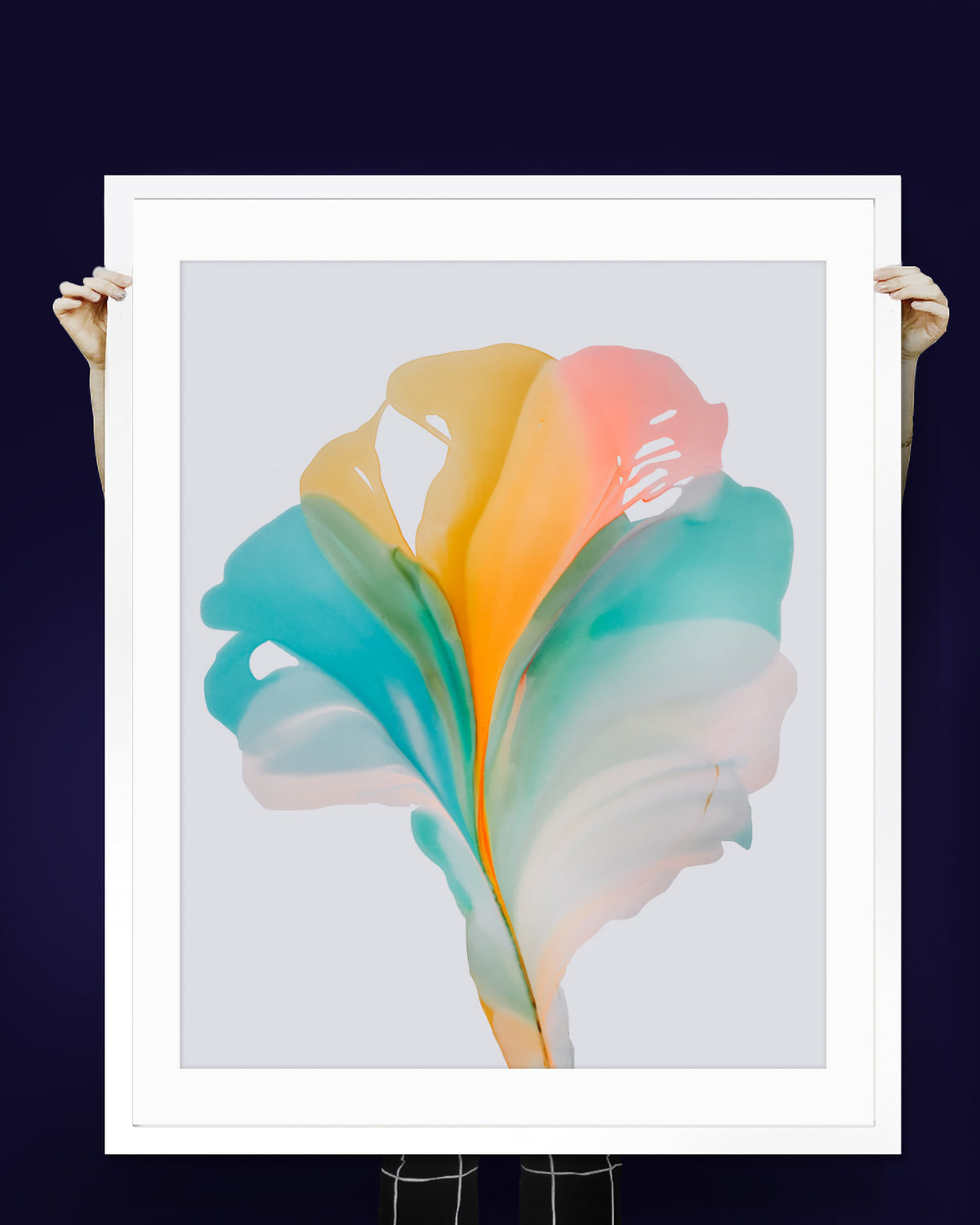 Botanical Wall Art Prints Abstract Floral Plant Watercolor Paper & Canvas | Bloom 23