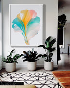 Botanical Wall Art Prints Abstract Floral Plant Watercolor Paper & Canvas | Bloom 23