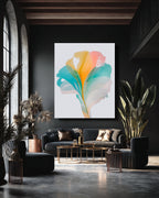 Botanical Wall Art Prints Abstract Floral Plant Watercolor Paper & Canvas | Bloom 23