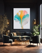 Botanical Wall Art Prints Abstract Floral Plant Watercolor Paper & Canvas | Bloom 23