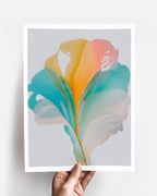 Botanical Wall Art Prints Abstract Floral Plant Watercolor Paper & Canvas | Bloom 23