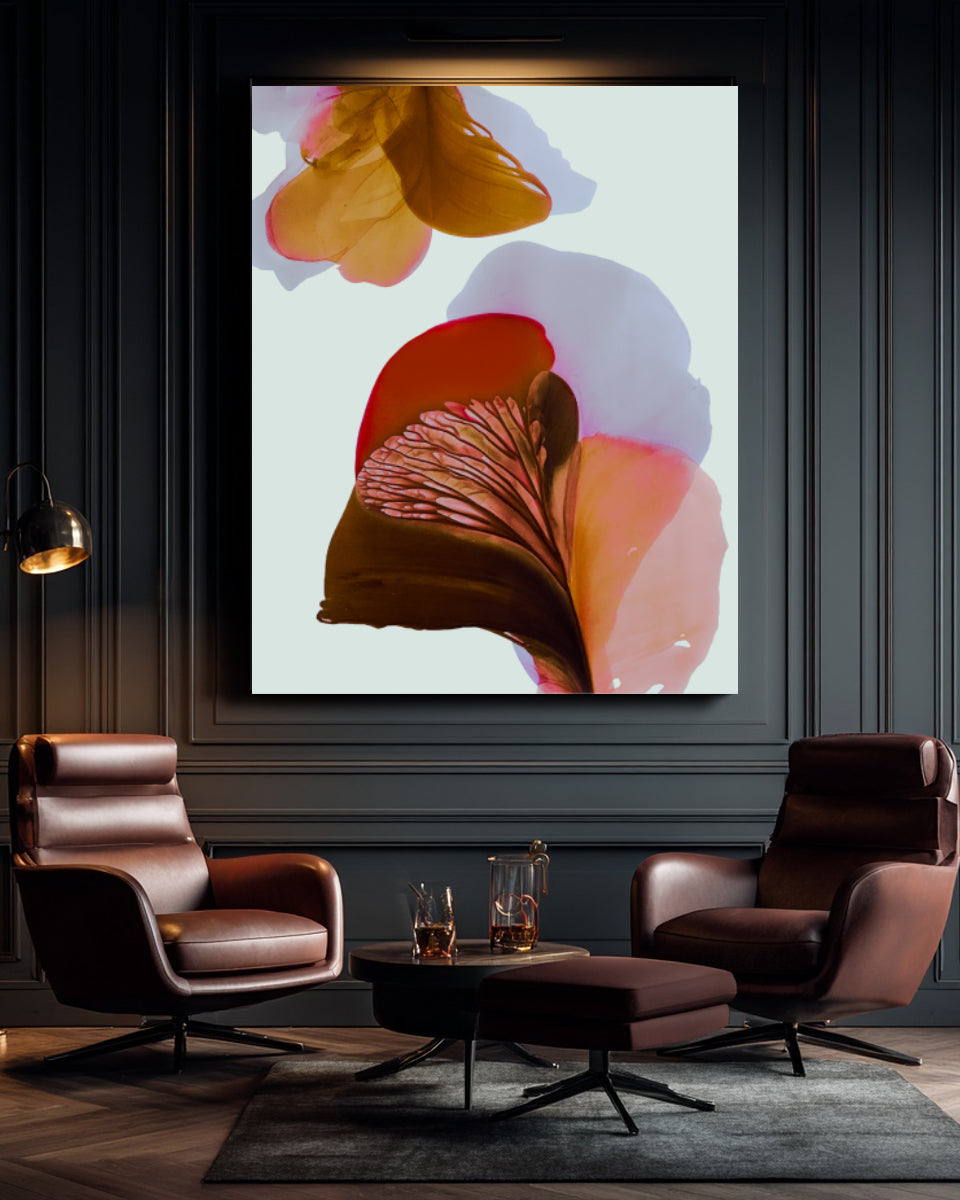 Botanical Wall Art Prints Abstract Floral Plant Watercolor Paper & Canvas | Bloom 24