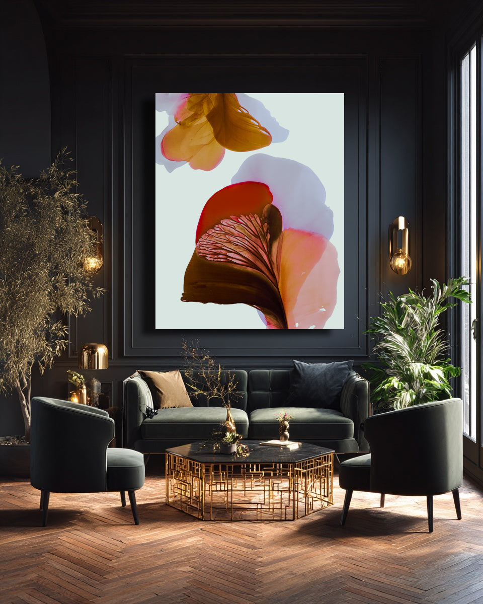 Botanical Wall Art Prints Abstract Floral Plant Watercolor Paper & Canvas | Bloom 24