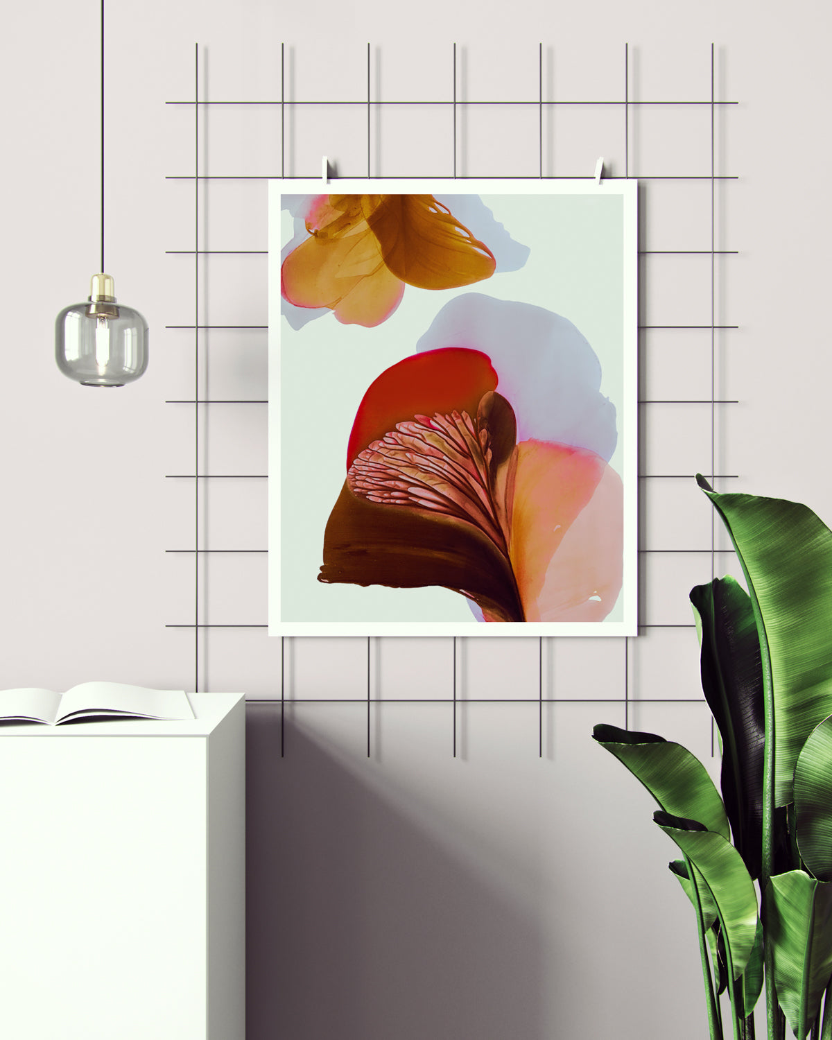 Botanical Wall Art Prints Abstract Floral Plant Watercolor Paper & Canvas | Bloom 24