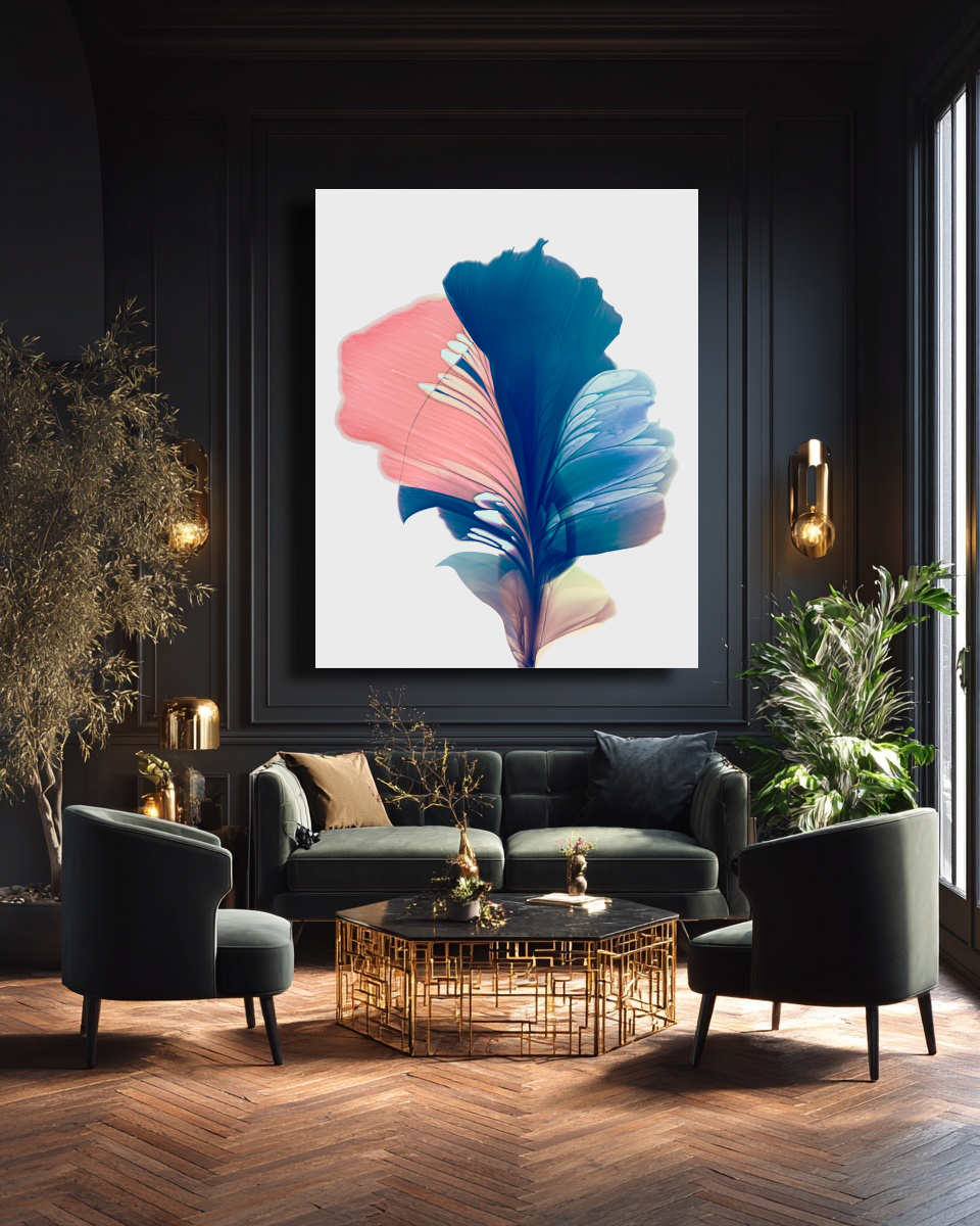 Botanical Wall Art Prints Abstract Floral Plant Watercolor Paper & Canvas | Mir