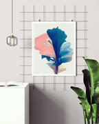 Botanical Wall Art Prints Abstract Floral Plant Watercolor Paper & Canvas | Mir