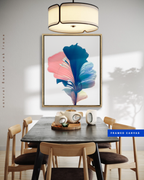 Botanical Wall Art Prints Abstract Floral Plant Watercolor Paper & Canvas | Mir