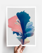 Botanical Wall Art Prints Abstract Floral Plant Watercolor Paper & Canvas | Mir
