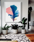 Botanical Wall Art Prints Abstract Floral Plant Watercolor Paper & Canvas | Mir