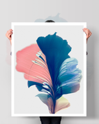 Botanical Wall Art Prints Abstract Floral Plant Watercolor Paper & Canvas | Mir