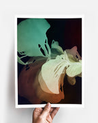 Botanical Wall Art Prints Abstract Floral Plant Watercolor Paper & Canvas | Bloom 27