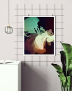 Botanical Wall Art Prints Abstract Floral Plant Watercolor Paper & Canvas | Bloom 27