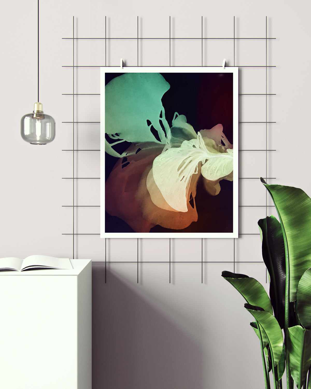 Botanical Wall Art Prints Abstract Floral Plant Watercolor Paper & Canvas | Bloom 27