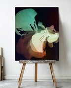 Botanical Wall Art Prints Abstract Floral Plant Watercolor Paper & Canvas | Bloom 27