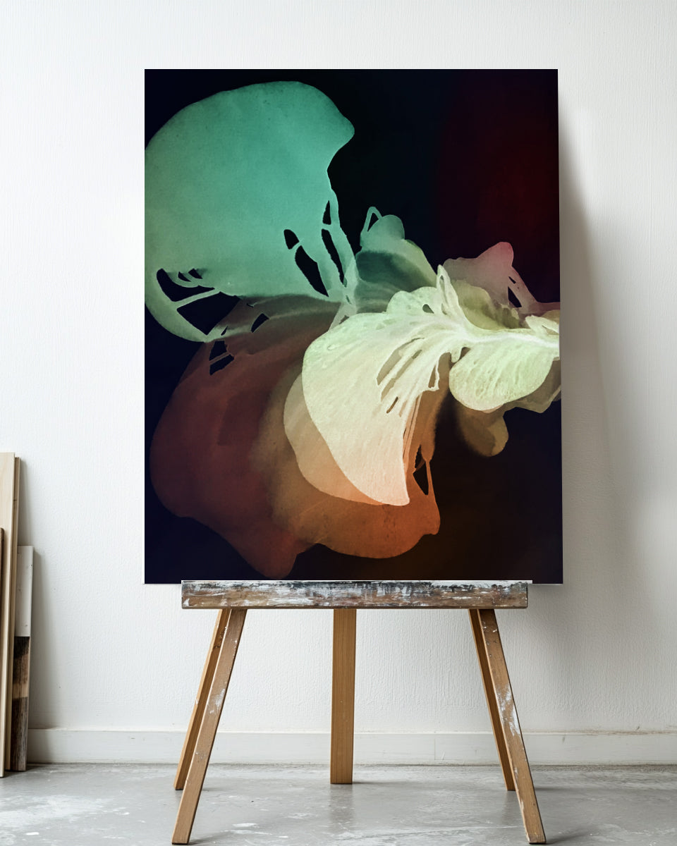 Botanical Wall Art Prints Abstract Floral Plant Watercolor Paper & Canvas | Bloom 27