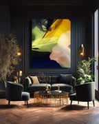 Botanical Wall Art Prints Abstract Floral Plant Watercolor Paper & Canvas | Bloom 29