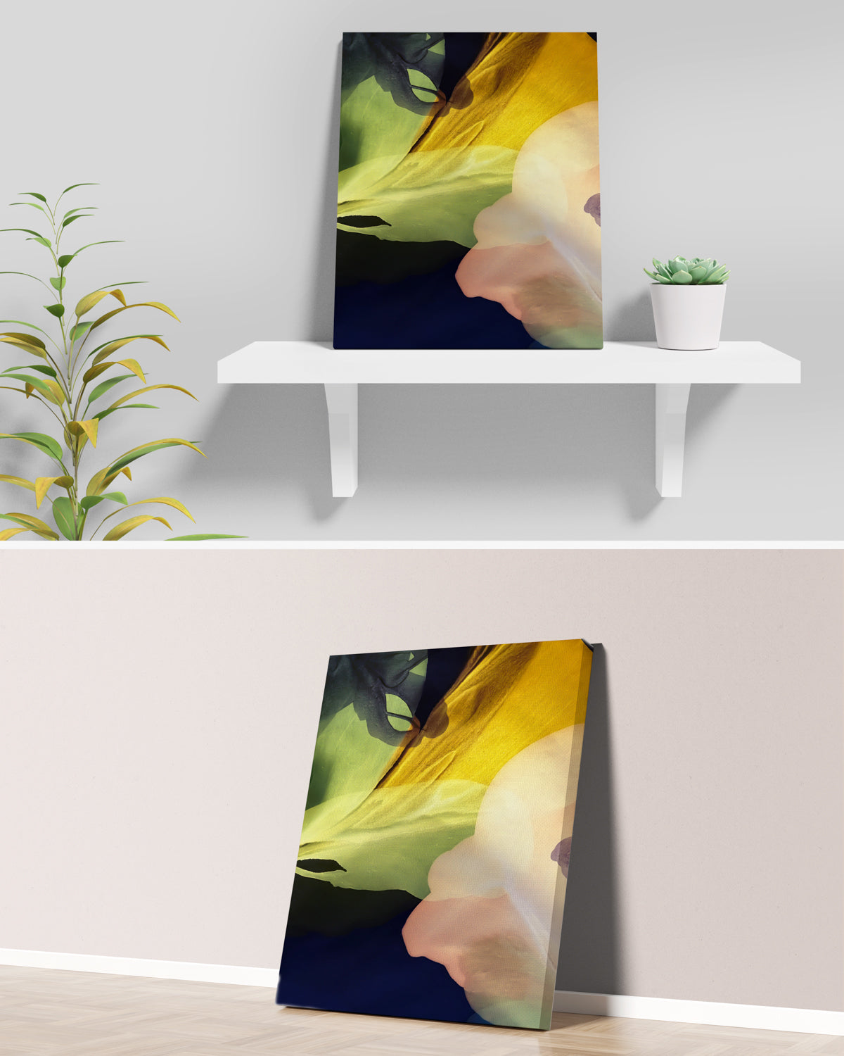 Botanical Wall Art Prints Abstract Floral Plant Watercolor Paper & Canvas | Bloom 29