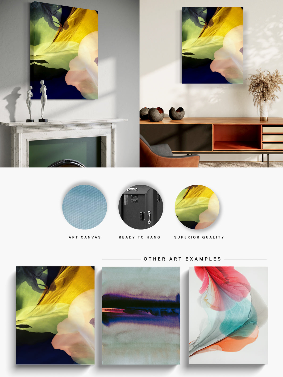 Botanical Wall Art Prints Abstract Floral Plant Watercolor Paper & Canvas | Bloom 29